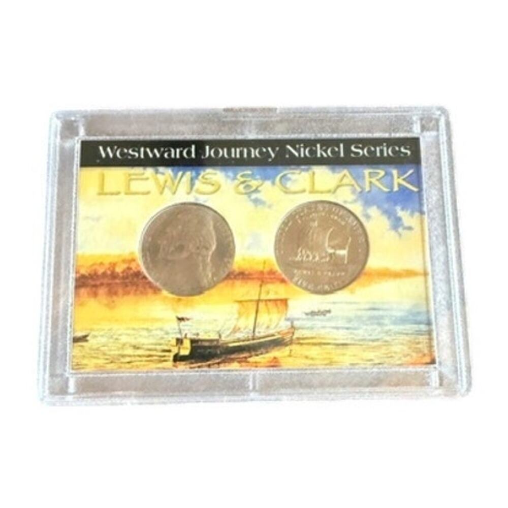 Westward Journey Nickel Series 2004 Lewis & Clark 2-Coin Set Display Case